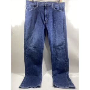 Levi's 505 Straight Leg Dark Stonewash Denim Jeans Mint Condition Men's 38x34